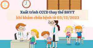 TỪ NGÀY 03/12/2023, CHỈ CẦN XUẤT TRÌNH CCCD KHI KHÁM CHỮA BỆNH BHYT