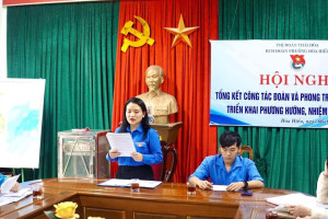 Đoàn phường Hoà Hiếu: Tổng kết công tác Đoàn năm 2023