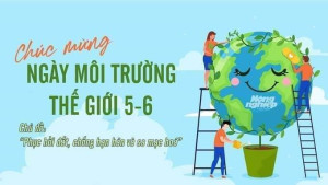 Hưởng ứng ngày Môi trường thế giới 5/6/2024