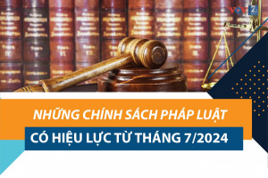 Tổng hợp các văn bản pháp luật, chính sách có hiệu lực thi hành trong tháng 7 năm 2024