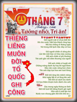 Chương trình nhắn tin tri ân Liệt sỹ nhân kỷ niệm 77 năm ngày Thương binh - Liệt sỹ (27/7/1947 - 27/7/2024)